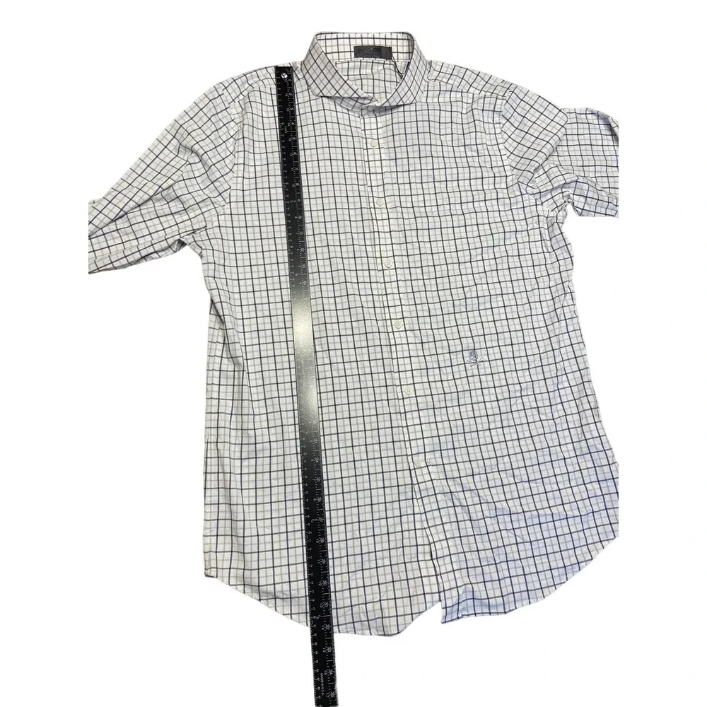 G/FORE Men`s Performance Blue/Grey/ White Skull Long Sleeve Men`s Shirt XL